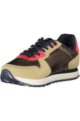 US POLO ASSN. BROWN CHILDREN'S SPORTS SHOES