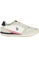 US POLO ASSN. MEN'S WHITE SPORTS FOOTWEAR