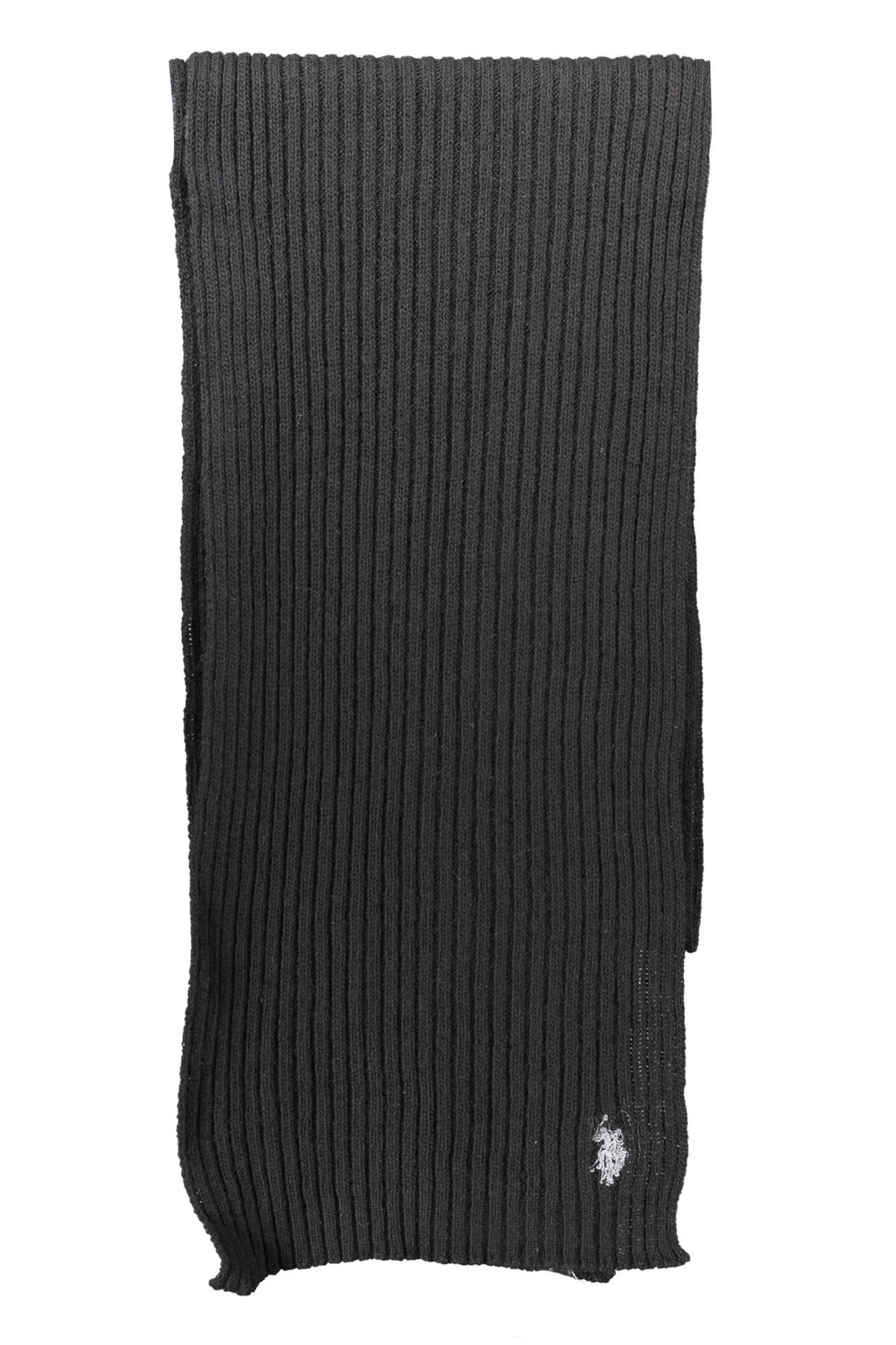 US POLO ASSN. MEN'S BLACK SCARF