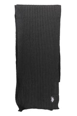 US POLO ASSN. MEN'S BLACK SCARF