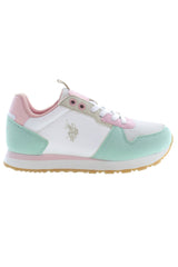 US POLO ASSN. GIRLS' WHITE SPORTS FOOTWEAR