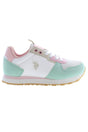 US POLO ASSN. GIRLS' WHITE SPORTS FOOTWEAR