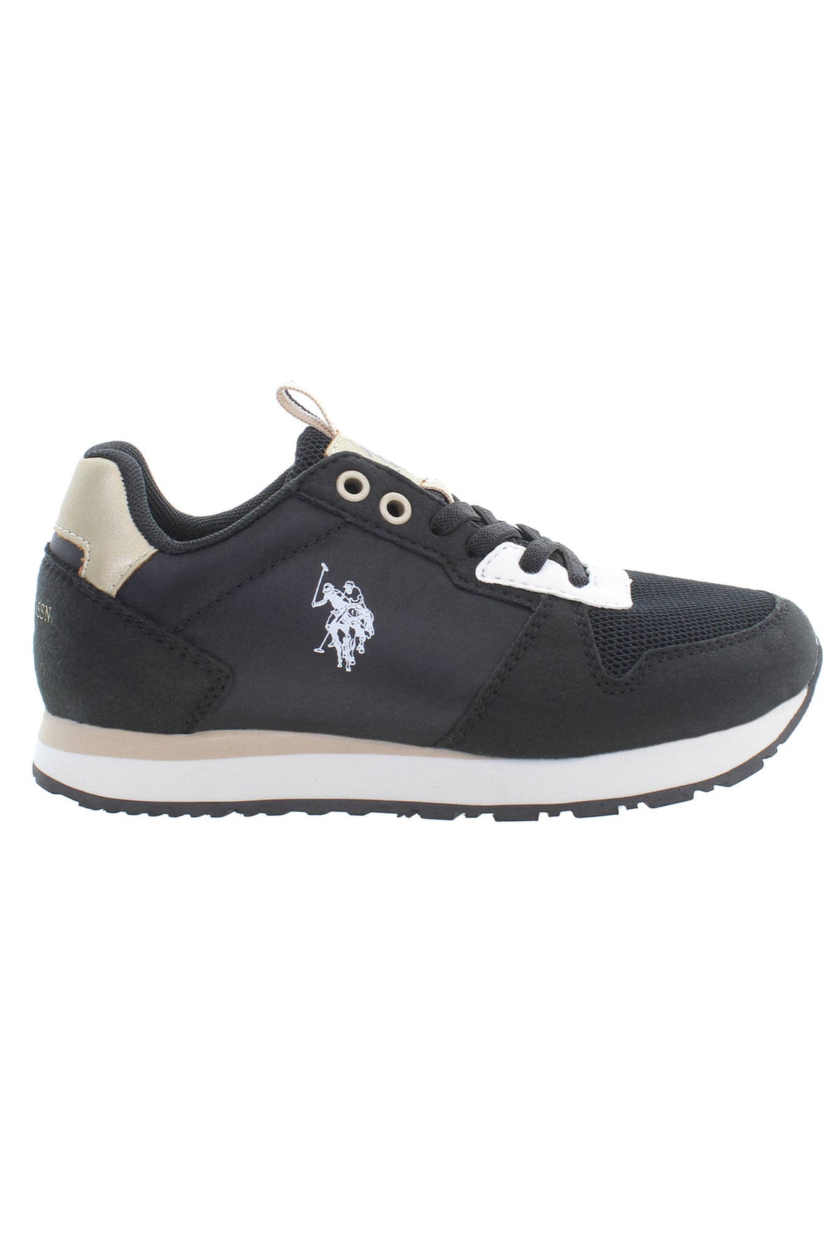 US POLO ASSN. CHILDREN'S BLACK SPORTS FOOTWEAR