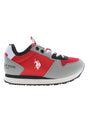US POLO ASSN. KIDS' RED SPORTS FOOTWEAR