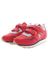 US POLO ASSN. KIDS' RED SPORTS FOOTWEAR