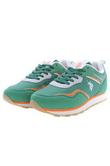 US POLO ASSN. CHILDREN'S GREEN SPORTS FOOTWEAR