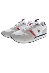 US POLO ASSN. MEN'S WHITE SPORTS FOOTWEAR