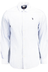 US POLO ASSN. MEN'S LONG-SLEEVED SHIRT, BLUE