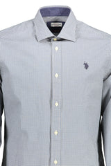 US POLO ASSN. MEN'S LONG-SLEEVED SHIRT, BLUE