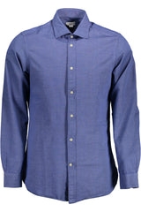 US POLO ASSN. MEN'S BLUE LONG-SLEEVED SHIRT