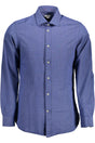 US POLO ASSN. MEN'S BLUE LONG-SLEEVED SHIRT