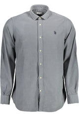US POLO ASSN. MEN'S BLUE LONG-SLEEVED SHIRT