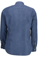 US POLO ASSN. MEN'S BLUE LONG-SLEEVED SHIRT