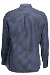 US POLO ASSN. MEN'S BLUE LONG-SLEEVED SHIRT