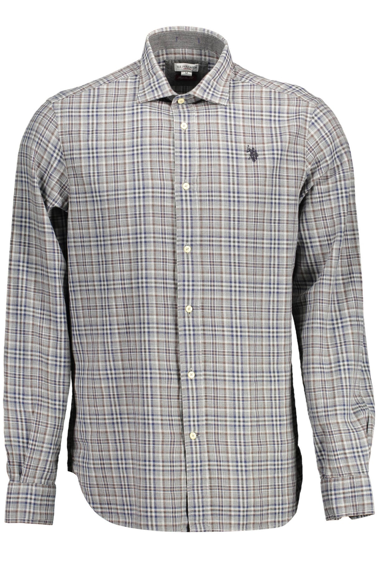 US POLO ASSN. MEN'S LONG-SLEEVED SHIRT, GREY