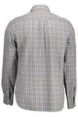 US POLO ASSN. MEN'S LONG-SLEEVED SHIRT, GREY