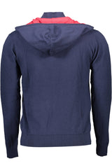 US POLO ASSN. MEN'S BLUE CARDIGAN