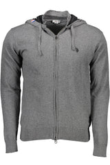US POLO ASSN. MEN'S GREY CARDIGAN