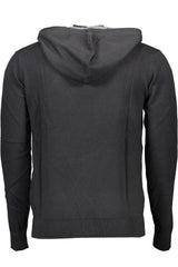 US POLO ASSN. MEN'S BLACK CARDIGAN