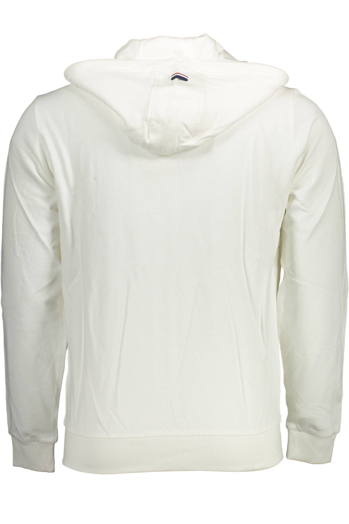 US POLO ASSN. MEN'S WHITE ZIP-UP SWEATSHIRT