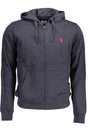 US POLO ASSN. MEN'S BLUE ZIP-UP SWEATSHIRT