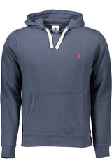 US POLO ASSN. MEN'S BLUE ZIP-UP SWEATSHIRT