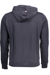 US POLO ASSN. MEN'S BLUE ZIP-UP SWEATSHIRT