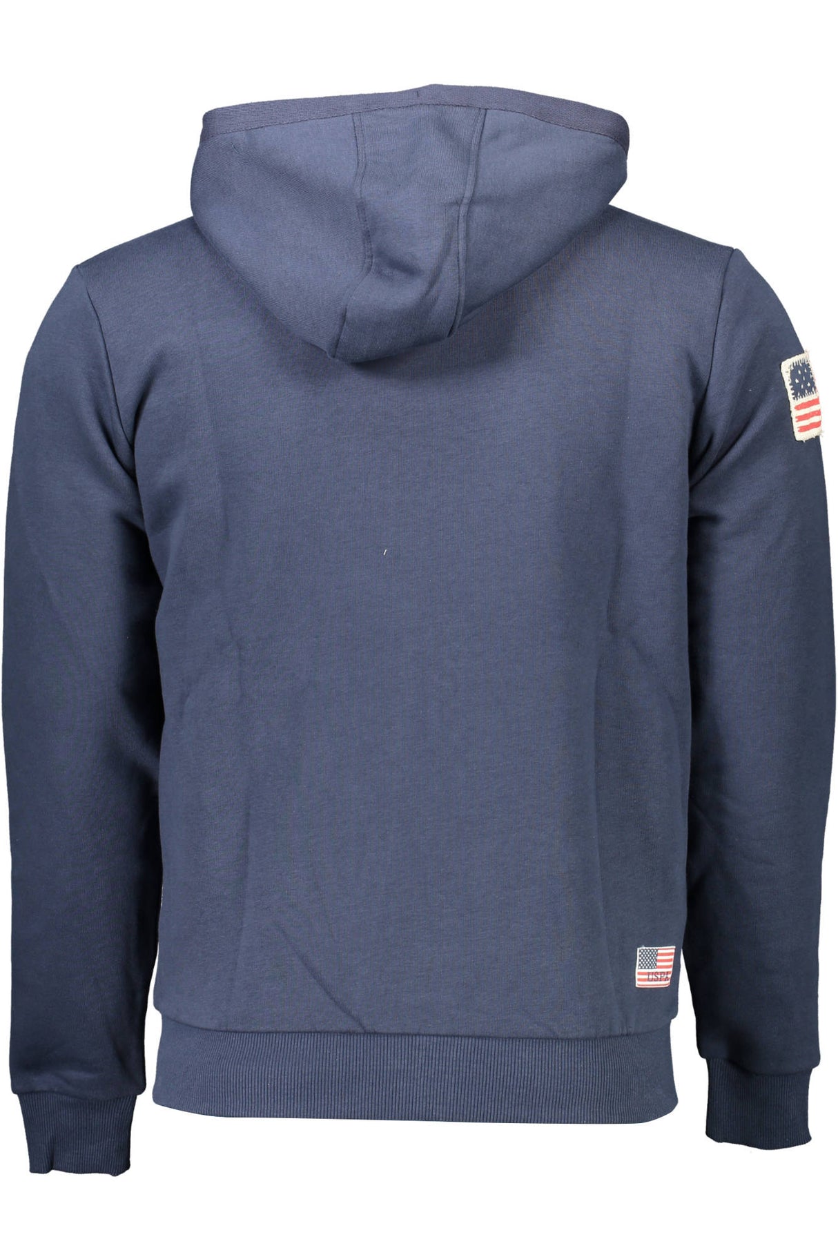 US POLO ASSN. MEN'S BLUE ZIP-UP SWEATSHIRT