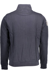 US POLO ASSN. MEN'S BLUE ZIP-UP SWEATSHIRT