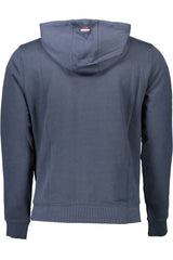 US POLO ASSN. MEN'S BLUE ZIP-UP SWEATSHIRT
