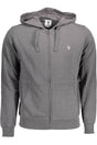 US POLO ASSN. MEN'S GRAY ZIP-UP SWEATSHIRT