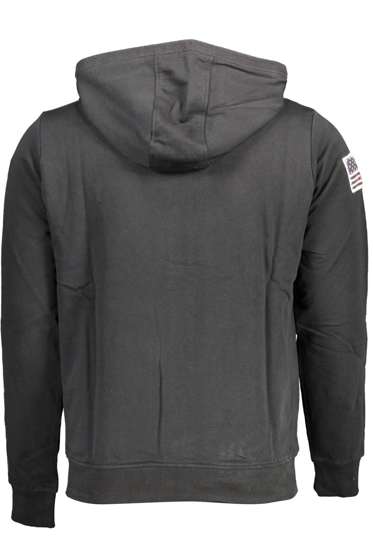 US POLO ASSN. MEN'S BLACK ZIP-UP SWEATSHIRT