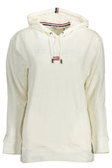US POLO ASSN. WOMEN'S WHITE ZIP-UP SWEATSHIRT