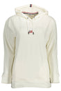 US POLO ASSN. WOMEN'S WHITE ZIP-UP SWEATSHIRT
