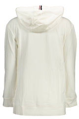 US POLO ASSN. WOMEN'S WHITE ZIP-UP SWEATSHIRT