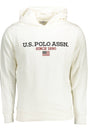 US POLO ASSN. MEN'S WHITE ZIP-UP SWEATSHIRT