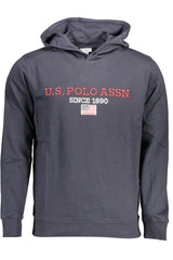 US POLO ASSN. MEN'S BLUE ZIP-UP SWEATSHIRT