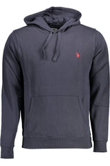 US POLO ASSN. MEN'S BLUE ZIP-UP SWEATSHIRT