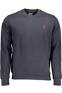 US POLO ASSN. MEN'S BLUE ZIP-UP SWEATSHIRT