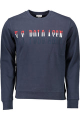 US POLO ASSN. MEN'S BLUE ZIP-UP SWEATSHIRT
