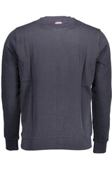 US POLO ASSN. MEN'S BLUE ZIP-UP SWEATSHIRT