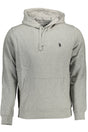 US POLO ASSN. MEN'S GRAY ZIP-UP SWEATSHIRT