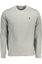 US POLO ASSN. MEN'S GRAY ZIP-UP SWEATSHIRT