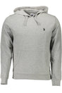 US POLO ASSN. MEN'S GRAY ZIP-UP SWEATSHIRT