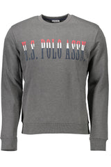 US POLO ASSN. MEN'S GRAY ZIP-UP SWEATSHIRT