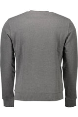 US POLO ASSN. MEN'S GRAY ZIP-UP SWEATSHIRT