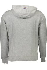 US POLO ASSN. MEN'S GRAY ZIP-UP SWEATSHIRT