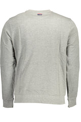 US POLO ASSN. MEN'S GRAY ZIP-UP SWEATSHIRT