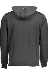 US POLO ASSN. MEN'S BLACK ZIP-UP SWEATSHIRT