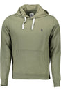 US POLO ASSN. MEN'S GREEN ZIP-UP SWEATSHIRT